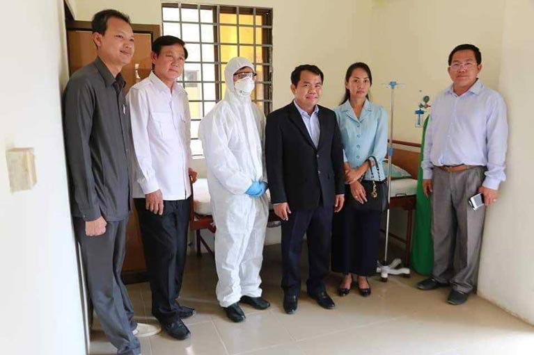 ពលរដ្ឋម្នាក់ផ្ទុក COVID-19 នៅស្រុកស្អាង ខេត្ដកណ្ដាល មានសុខភាពធម្មតា និងកំពុងយកចិត្តទុកដាក់ថែទាំពីគ្រូ ពេទ្យជំនាញ