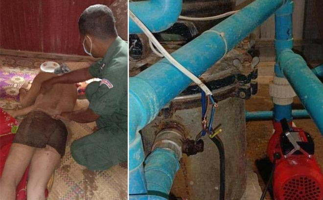 បុរសម្នាក់ឆក់ខ្សែភ្លើងស្លាប់យ៉ាងអាណោចអាធម្ម