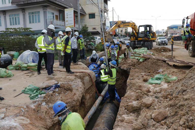 គម្រោងពង្រីកសមត្ថភាពផ្គត់ផ្គង់ទឹកស្អាតសៀមរាប