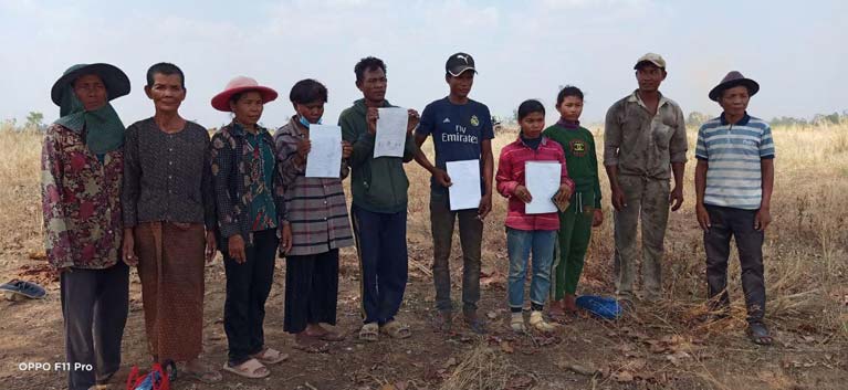 កុំចេះតែហ៊ាន !អាងខ្លួនមានលុយឃុបឃិតគ្នាលួចធ្វើប្លងដីមិនអាសូរពលរដ្នស្លូតត្រង់