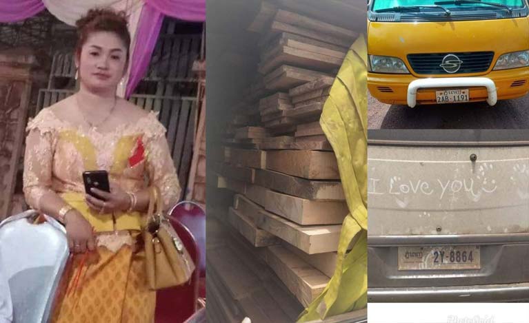 មេឈ្មួញដុះស្លែរឈ្មោះ ចែផល្លា ដឹកជញ្ជូនឈើពីខេត្តព្រះវិហារ ចូលខេត្តកំពង់ធំដោយរលូន