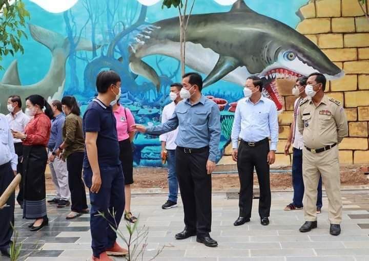 “សួនកុមារសន្តិភាព” ក្រុងកំពង់ចាម សម្រេចការសាងសង់បានប្រមាណជាង ៧០% ហើយ