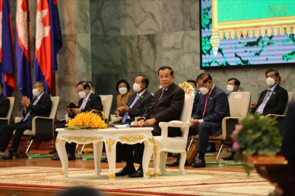 សម្តេចតេជោ ហ៊ុន សែន អញ្ជើញសម្ពោធអគារទីស្តីការក្រសួងរៀបចំដែនដី នគររូបនីយកម្ម និងសំណង់