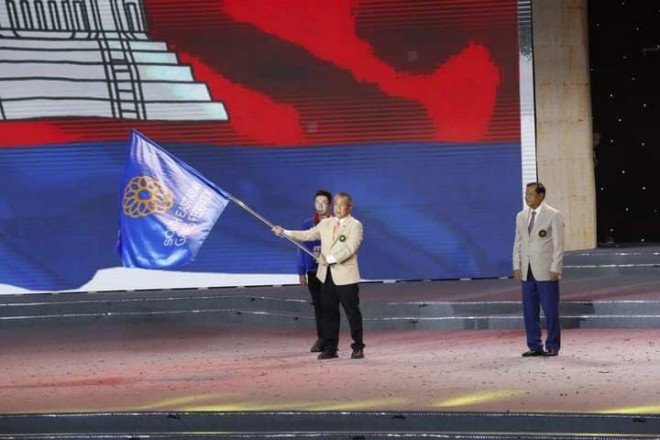 កម្ពុជាទទួលបានទង់ស៊ីហ្គេម(Sea Game)ជាផ្លូវការហើយ ដើម្បីធ្វើម្ចាស់ផ្ទះនាឆ្នាំ២០២៣