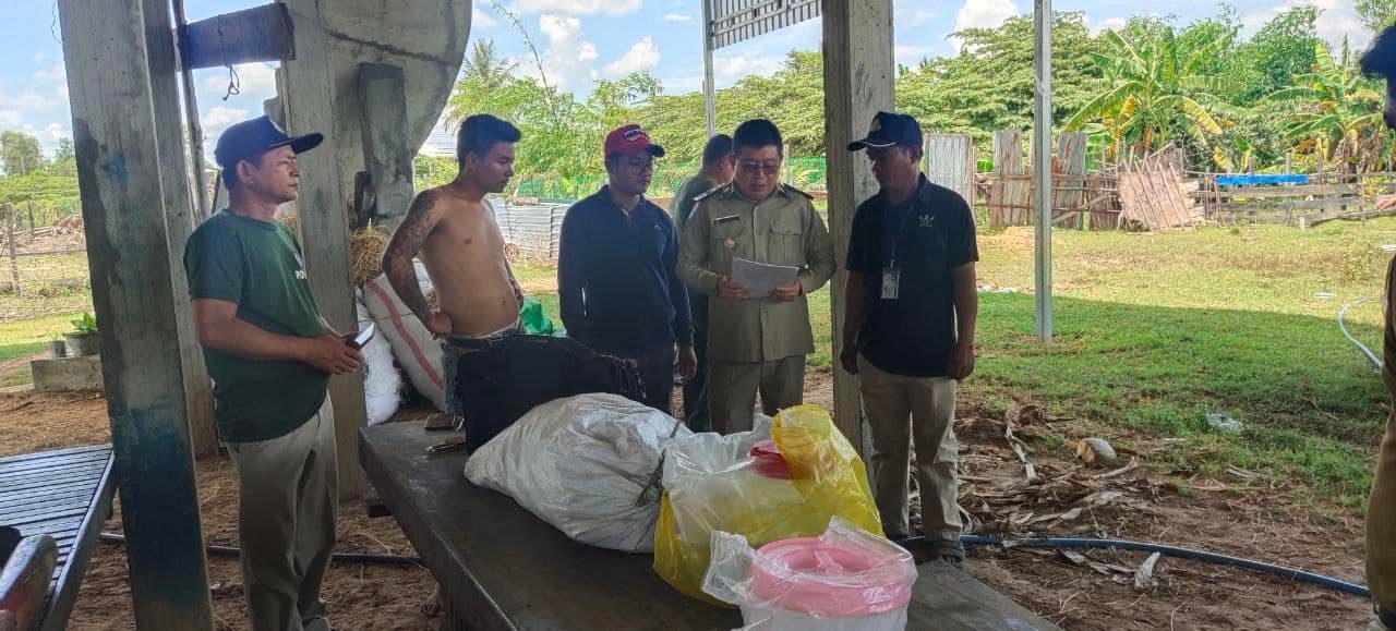 សង្កាត់រដ្ឋបាលព្រៃឈើកំពង់ស្វាយសហការជាមួយនឹងកម្លាំងចម្រុះបង្ក្រាបរថយន្តដឹកឈើមួយគ្រឿង