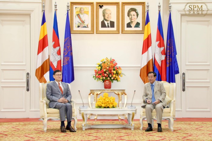 សម្ដេចតេជោ ហ៊ុន សែន អនុញ្ញាតឱ្យរដ្ឋមន្ត្រីឧត្តមសិក្សាស្រាវជ្រាវនវានុវត្តន៍ នៃប្រទេសថៃ ជួបសម្ដែងការគួរសម និងពិភាក្សាការងារ