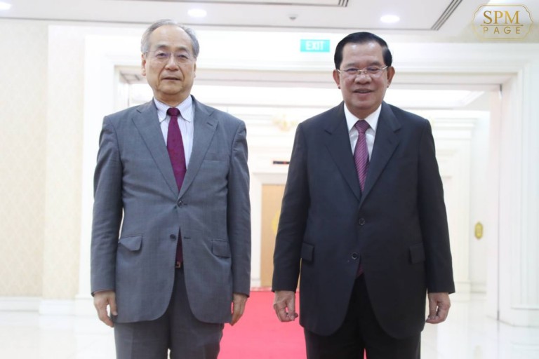 សម្តេចតេជោ ហ៊ុន សែន អនុញ្ញាតឲ្យប្រធានសមាគមជប៉ុន-កម្ពុជា ចូលជួបសម្តែងការគួរសម និងពិភាក្សាការងារ