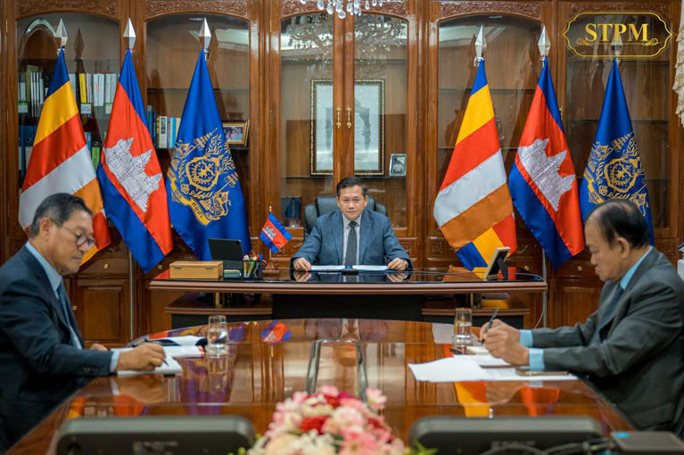 ខ្លឹមសារនៃជំនួបពិភាក្សាការងារតាមទូរស័ព្ទរវាង សម្តេចមហាបវរធិបតី ហ៊ុន ម៉ាណែត នាយករដ្ឋមន្ត្រី នៃព្រះរាជាណាចក្រកម្ពុជា និង ឯកឧត្តម មីហ្គែល ឌីយ៉ាស-ខាណែល ប៊ឺមូដេស (Miguel Diaz-Canel Bermudez) ប្រធានាធិបតី នៃសាធារណរដ្ឋគុយបា