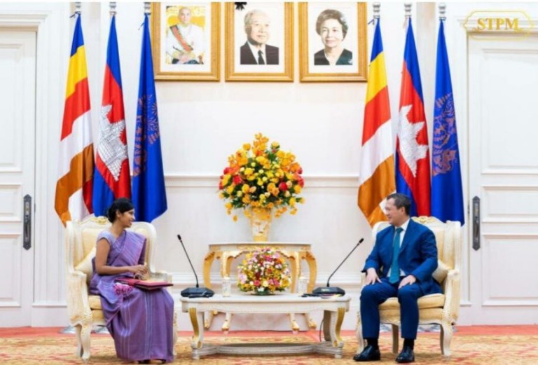 សម្តេចមហាបវរធិបតីនាយករដ្ឋមន្ត្រី ហ៊ុន ម៉ាណែត៖ កិច្ចសហប្រតិបត្តិការកម្ពុជា-ឥណ្ឌា កំពុងស្ថិតនៅលើគន្លងមាគ៌ានៃការអភិវឌ្ឍលូតលាស់ឥតឈប់ឈរ