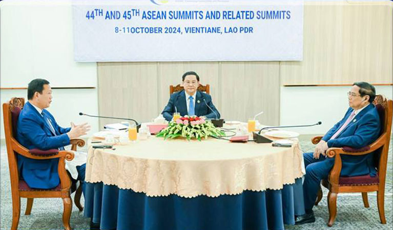 ប្រមុខរដ្ឋាភិបាលកម្ពុជា-ឡាវ-វៀតណាម គូសបញ្ជាក់អំពីសារៈសំខាន់នៃការលើកកម្ពស់កិច្ចសហប្រតិបត្តិការលើគ្រប់វិស័យ