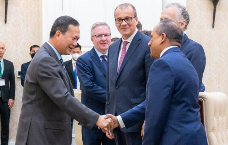 សម្តេចបវរធិបតី ហ៊ុន ម៉ាណែត ជួបជាមួយអង្គការដៃគូអភិវឌ្ឍន៍របស់អង្គការសហប្រជាជាតិ ជជែកពីកិច្ចការអភិវឌ្ឍនៅកម្ពុជា