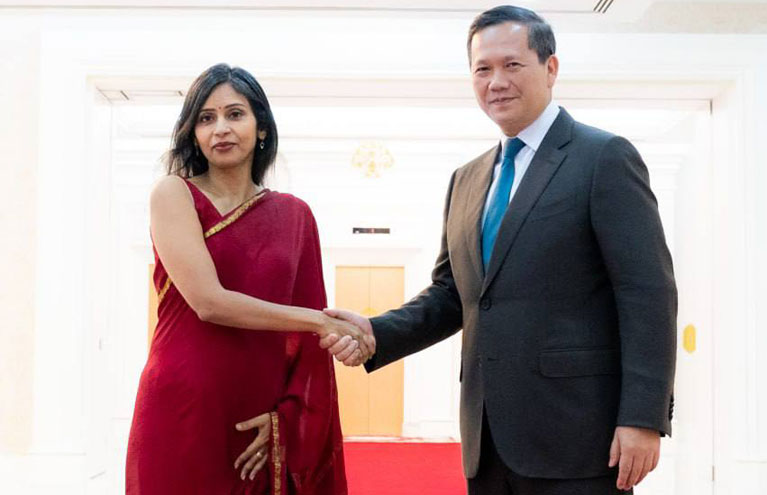 ឯកអគ្គរដ្ឋទូតចប់អាណត្តិនៃសាធារណរដ្ឋឥណ្ឌាបង្ហាញសុទិដ្ឋិនិយមចំពោះទំនាក់ទំនងឥណ្ឌា-កម្ពុជា