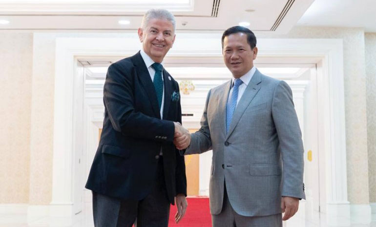 អនុប្រធានក្រុមហ៊ុន TotalEnergies ប្រចាំតំបន់អូសេអានី និងអាស៊ីអាគ្នេយ៍បានវាយតម្លៃជាវិជ្ជមានចំពោះស្ថានភាពវិនិយោគនៅកម្ពុជា