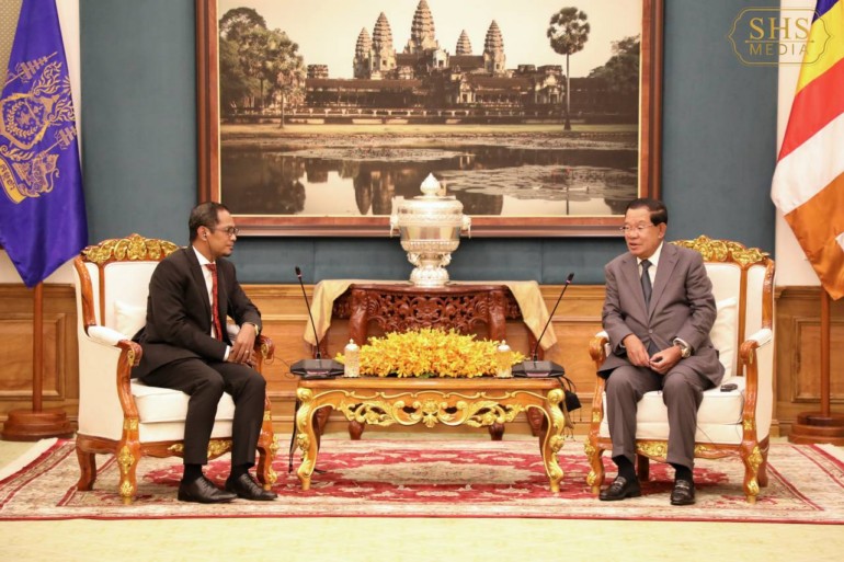 សម្ដេចតេជោ ហ៊ុន សែន អនុញ្ញាតឱ្យឯកឧត្តម Marcos dos Reis da Costa ឯកអគ្គរដ្ឋទូតនៃសាធារណរដ្ឋប្រជាធិបតេយ្យទីម័រឡេស្តេថ្មីប្រចាំកម្ពុជា ចូលជួបសម្តែងការគួរសម