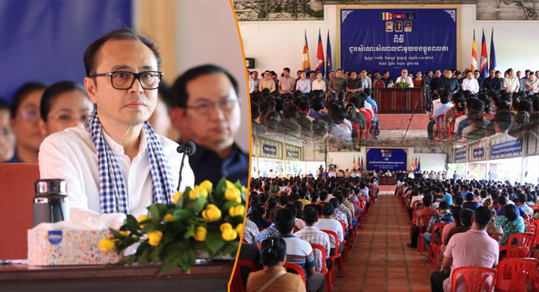 ឯកឧត្តម​ឧបនាយករដ្ឋមន្ត្រី​ប្រចាំការ វង្សី វិស្សុត អញ្ជើញ​ចុះ​ជួប​សំណេះសំណាល​សាកសួរ​ទុក្ខ​បងប្អូន​ពលករ ដែល​ត្រលប់​មក​ពី​ប្រទេស​ថៃ ក្នុង​ខេត្ត​កំពង់ធំ​