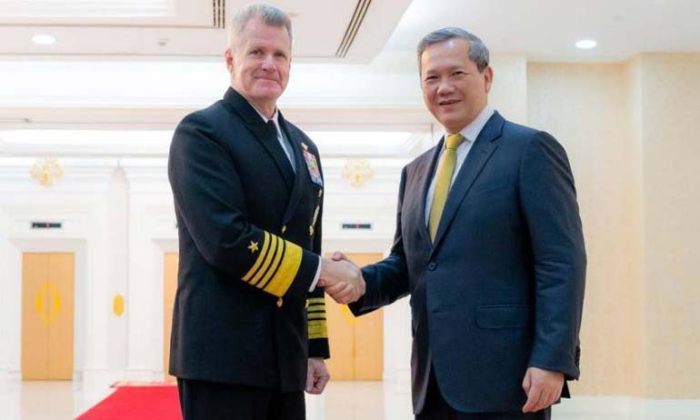 មេបញ្ជាការ នៃបញ្ជាការដ្ឋានឥណ្ឌូ-ប៉ាស៊ីហ្វិកអាម៉េរិក ពេញចិត្ត និងវាយតម្លៃខ្ពស់ចំពោះវឌ្ឍនភាពនៃទំនាក់ទំនងសហរដ្ឋអាម៉េរិក-កម្ពុជា