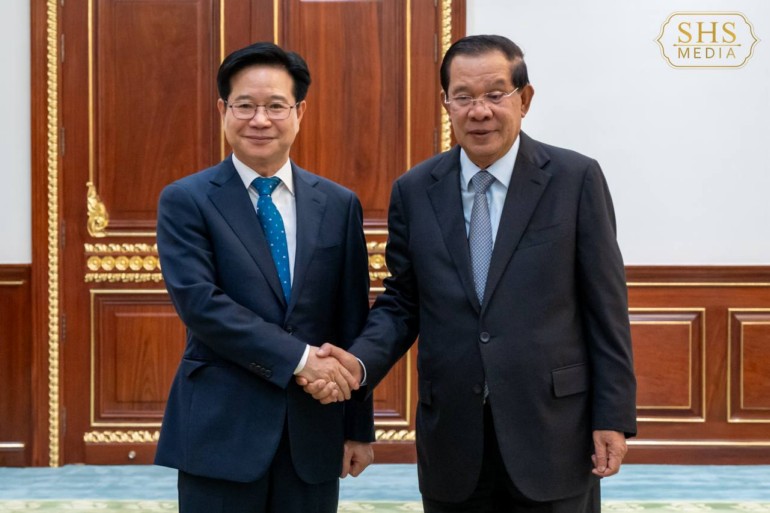 សម្តេច​តេជោ ហ៊ុន សែន អនុញ្ញាត​ឱ្យ ឯកឧត្តម Kim Changyong ឯកអគ្គរដ្ឋទូត​វិសាមញ្ញ និង​ពេញ​សមត្ថភាព នៃ​សាធារណរដ្ឋ​កូរ៉េ ប្រចាំ​នៅ​កម្ពុជា ចូលជួប​សម្ដែង​ការគួរសម